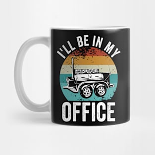 Funny Grilling Dad BBQ Season Ill Be in My Office Mug